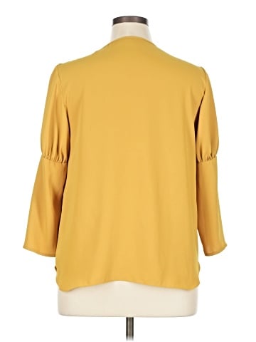 Amanda Uprichard 3/4 Sleeve Blouse (view 2)