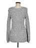 Banana Republic Metallic Silver Pullover Sweater Size M - photo 2