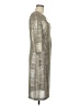 Connected Apparel Metallic Silver Cocktail Dress Size 8 - photo 4