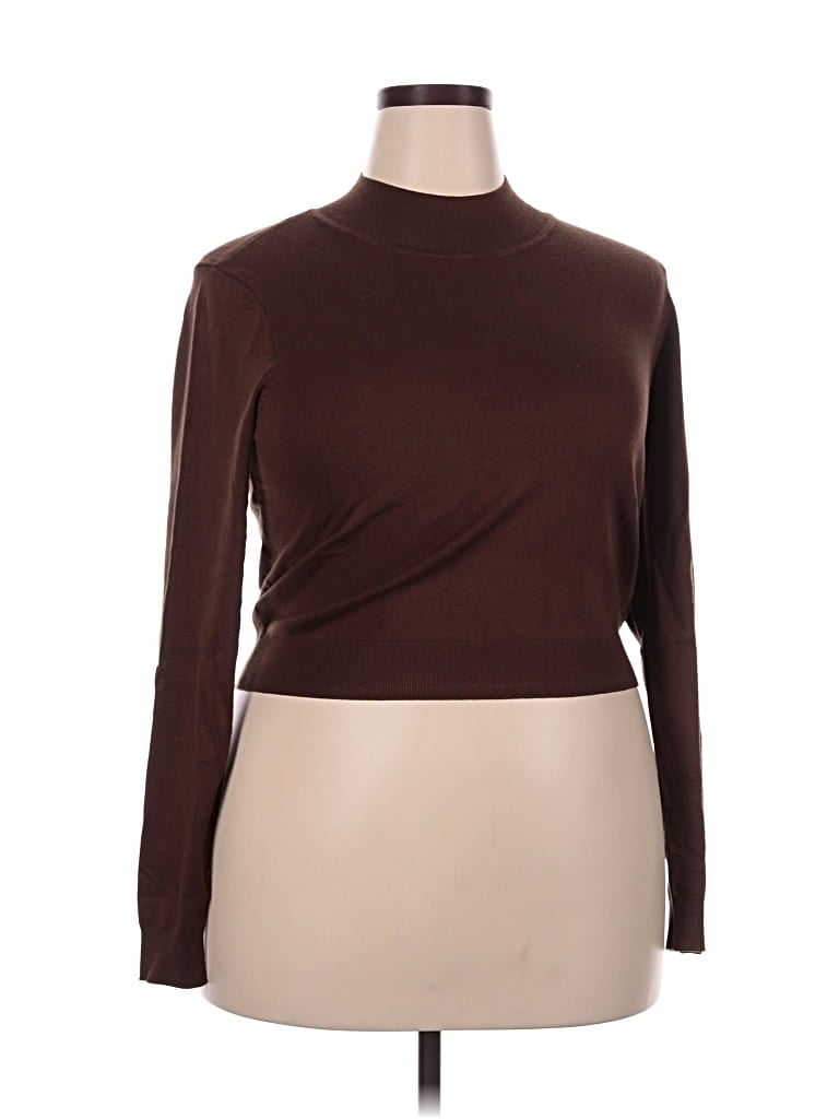 Pre-owned The Drop Turtleneck Sweater In Brown