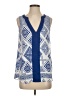 Pink Owl 100% Polyester Blue Tank Top Size S - photo 1