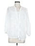 Shein 100% Polyester White 3/4 Sleeve Blouse Size 8 - 10 - photo 1