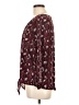 Weston 100% Polyester Burgundy 3/4 Sleeve Blouse Size L - photo 5
