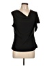 For Cynthia Black Short Sleeve Top Size L (petite) - photo 1