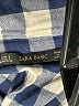 Zara Basic Checkered-gingham Blue Long Sleeve Button-Down Shirt Size S - photo 7