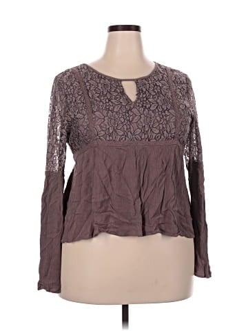 Aeropostale Long Sleeve Blouse (view 1)