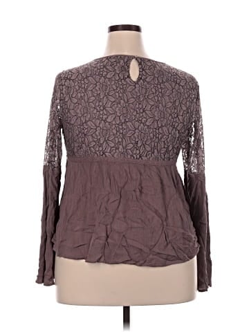 Aeropostale Long Sleeve Blouse (view 2)