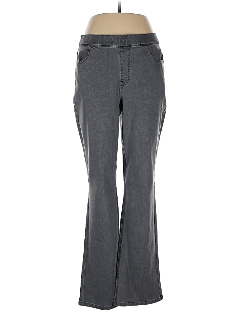 Pre-owned Susan Graver Jeans In Gray