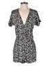 Forever 21 100% Viscose Hearts Black Romper Size L - photo 1