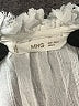 MNG 100% Cotton White Long Sleeve Blouse Size 8 - photo 7
