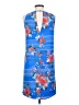 Charles Henry 100% Polyester Tropical Blue Casual Dress Size S - photo 2
