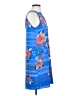 Charles Henry 100% Polyester Tropical Blue Casual Dress Size S - photo 4