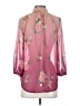 Joe Fresh Pink 3/4 Sleeve Blouse Size S - photo 2