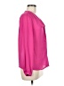 Charming Charlie 100% Polyester Pink Long Sleeve Blouse Size M - photo 4