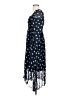 Amour Vert 100% Viscose Stars Blue Cocktail Dress Size S - photo 5