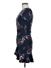 Aqua Print Blue Cocktail Dress Size M - photo 5