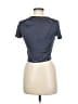 Lulus Stripes Blue Short Sleeve T-Shirt Size M - photo 2