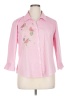 Assorted Brands Floral Pink 3/4 Sleeve Blouse Size XL - photo 1