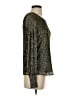 Banana Republic Metallic Silver Long Sleeve Top Size S - photo 4
