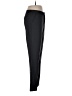 Ecru Solid Black Dress Pants Size 10 - photo 4