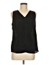 Banana Republic 100% Polyester Black Sleeveless Blouse Size M - photo 1