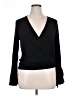 Lush Black Long Sleeve Top Size XL - photo 1