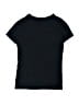 Lands' End Solid Black Short Sleeve T-Shirt Size 10 - 12 - photo 2