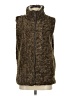 Heathmoor 100% Polyester Brown Faux Fur Vest Size S - photo 1