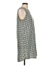 Halogen 100% Polyester Print Gray Casual Dress Size L - photo 4