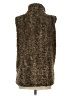 Heathmoor 100% Polyester Brown Faux Fur Vest Size S - photo 2