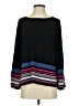 Vince Camuto Stripes Black Pullover Sweater Size S - photo 1