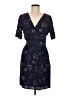 Etam 100% Viscose Stars Blue Cocktail Dress Size UK 12 / US 8 - photo 1