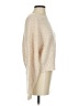 Express Outlet 100% Metallic Metallic Ivory Turtleneck Sweater Size XS - photo 4