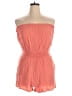 Forever 21 Plus 100% Rayon Solid Orange Pink Romper Size 0X - photo 1