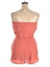 Forever 21 Plus 100% Rayon Solid Orange Pink Romper Size 0X - photo 2