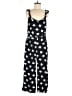 Ann Taylor LOFT 100% Rayon Polka Dots Black Jumpsuit Size 6 - photo 1