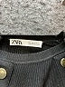 Zara Black Long Sleeve Top Size S - photo 4