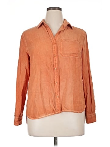 Velvet Heart Long Sleeve Button-Down Shirt (view 1)