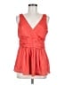 Ricki's 100% Polyester Orange Sleeveless Blouse Size 8 - photo 1