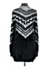Dex 100% Polyester Chevron-herringbone Black Cardigan Size S - photo 2
