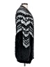 Dex 100% Polyester Chevron-herringbone Black Cardigan Size S - photo 4