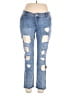 Cato Hearts Blue Jeans Size 14 - photo 1