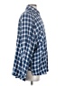 BDG Checkered-gingham Blue Long Sleeve Button-Down Shirt Size S - photo 4