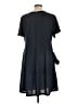 Reborn 100% Polyester Solid Black Casual Dress Size 1X - photo 2