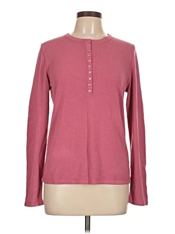 Josephine Chaus Long Sleeve Henley (view 1)