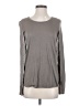 BCBGMAXAZRIA 100% Rayon Metallic Gray Long Sleeve Top Size XS - photo 1