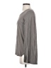 BCBGMAXAZRIA 100% Rayon Metallic Gray Long Sleeve Top Size XS - photo 5
