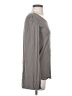 BCBGMAXAZRIA 100% Rayon Metallic Gray Long Sleeve Top Size XS - photo 4