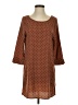 Everly 100% Polyester Polka Dots Brown Casual Dress Size S - photo 1