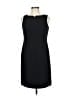 Style&Co 100% Polyester Solid Black Cocktail Dress Size 6 (petite) - photo 1
